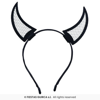 Djävulshorn Diadem Svart