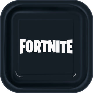 fortnite square plate 8pcs 7"