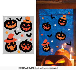 Pumpa Gel Dekoration till Fönster 20x25cm