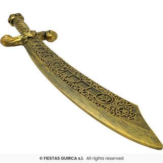 Arabiskt svärd, guld 55 cm