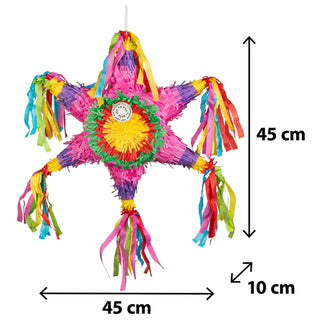 Piñata Mexikansk stjärna 45x45x10 cm