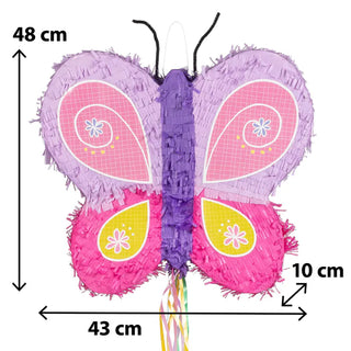 Dragpiñata Fjäril 43x48x10 cm