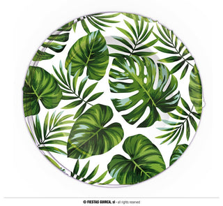 paper plates palm leaf 6-pack 23cm