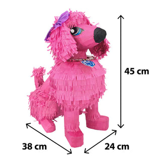 Piñata Rosa pudel 45x24x38 cm