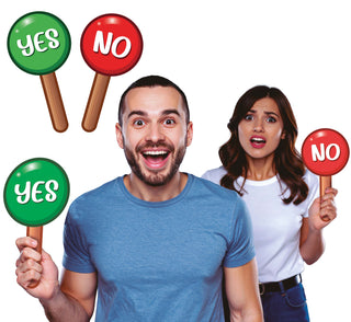 Yes Or No Sign 13X25 Cm