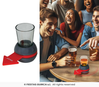 Roterande pil-drickspel