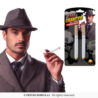 Skämtcigaretter, 9 cm (2-pack)