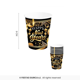 Happy new year mugg 240ml, 6pack