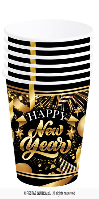 Happy new year mugg 240ml, 6pack