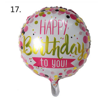 Foil balloon happy birthday to you!