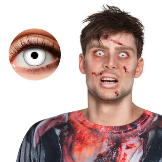 Färgade linser 1 vecka Zombie (par)