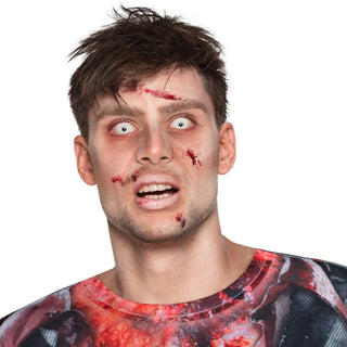 Färgade linser 1 vecka Zombie (par)