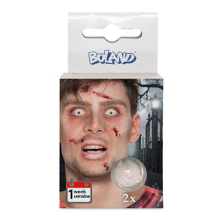 Färgade linser 1 vecka Zombie (par)