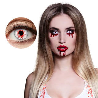 Färgade linser 1 vecka Bloody (par)