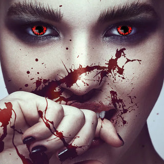 Färgade linser 1 vecka Bloodsucker (par)