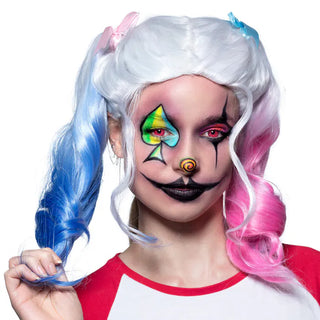 Färgade linser 1 vecka Crazy Clown (par)