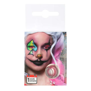 Färgade linser 1 vecka Crazy Clown (par)