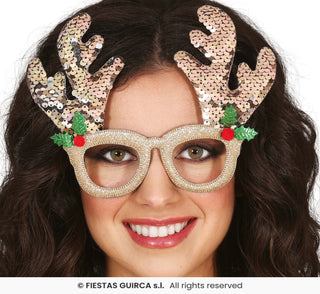 Glasögon Renhorn Guld