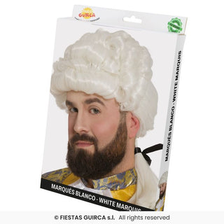 Herrperuk, tidsenlig stil In box