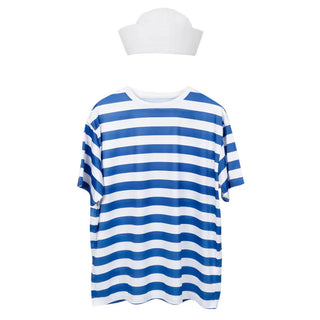 Sjömansdräkt (Skjorta M/L, Hatt)