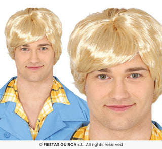Blond Herr Peruk