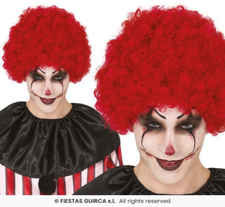 Röd Clown Peruk