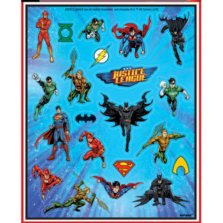 justice league sticker 4-pack