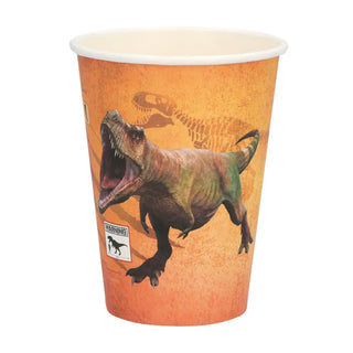 Pappersmuggar T-Rex 8-pack, 25cl
