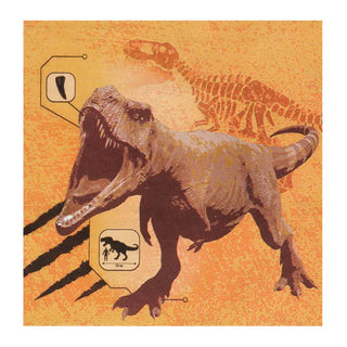 Pappersservetter T-Rex 20-pack, 33x33cm