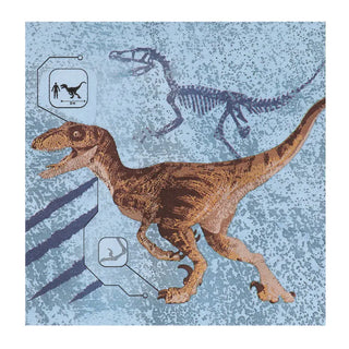 Pappersservetter T-Rex 20-pack, 33x33cm