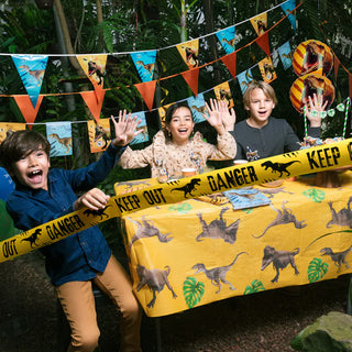 Bokstavsbanderoll T-Rex Happy Birthday, 2,05m