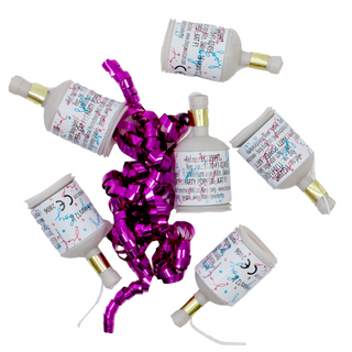 Party Poppers Gold/silver 8-pack