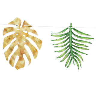 Pappersgirlang, tropiska blad (3 m)