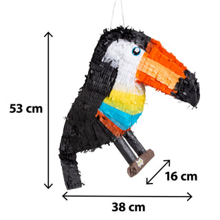 Piñata Tukan 53x38x16 cm