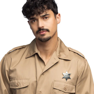 Sheriffbricka Metall