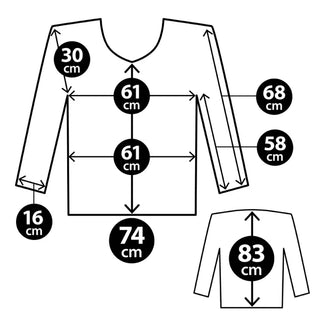 Skjorta Western, brun (XL)
