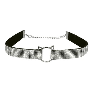 Set Diamant-katt (tiara och halsband)