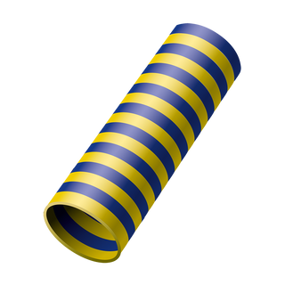 Serpentiner Blå/Gul – 18 rullar x 4 meter