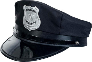 Svart Special Police Hatt