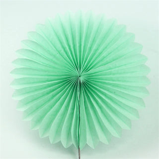 Fan Decoration 25cm Pastel green