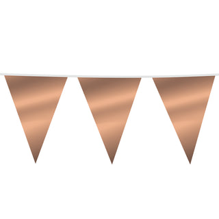 Vimpel XL Metallic Rosé (45x30 cm), 10m