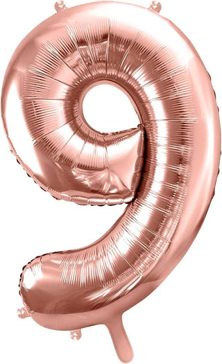 Siffer Heliumballong 86cm Rosé