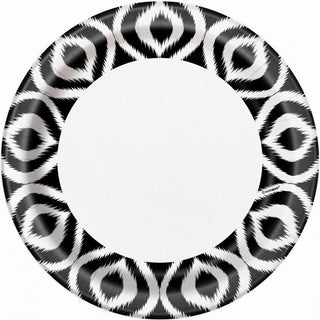 Paper plates Moroccan Ikat 8-pack 21.9 cm