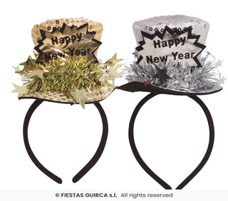 Nyårs Hatt Diadem "Happy new year"