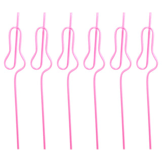 Penis Sugrör Återanvändningsbara 6-pack