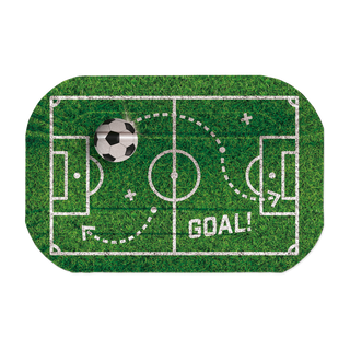Fotbollsplan Pappers Tallrikar 2-pack
