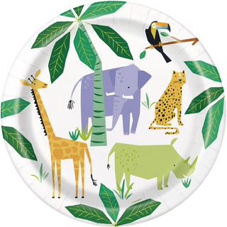 paper plate safari 23cm 8-pack