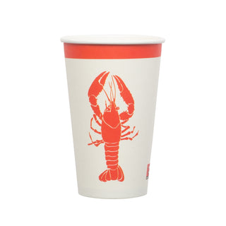 Crab slice Paper cup 37cl 8-pack