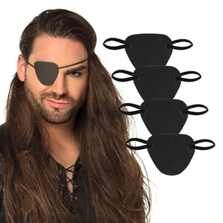 Pirat-ögonlappar (4-pack)