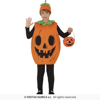 Pumpa maskeraddräkt – barn, 7-9 år (137 cm)